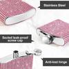 Leak-proof Wine Bottle Portable Alcohol Bottle Diamond Hip Flasks