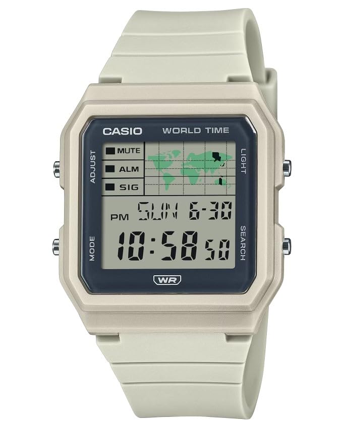 Casio Светодиодный осветитель серии POP Мировое время Белый LF-30W Секундомер,