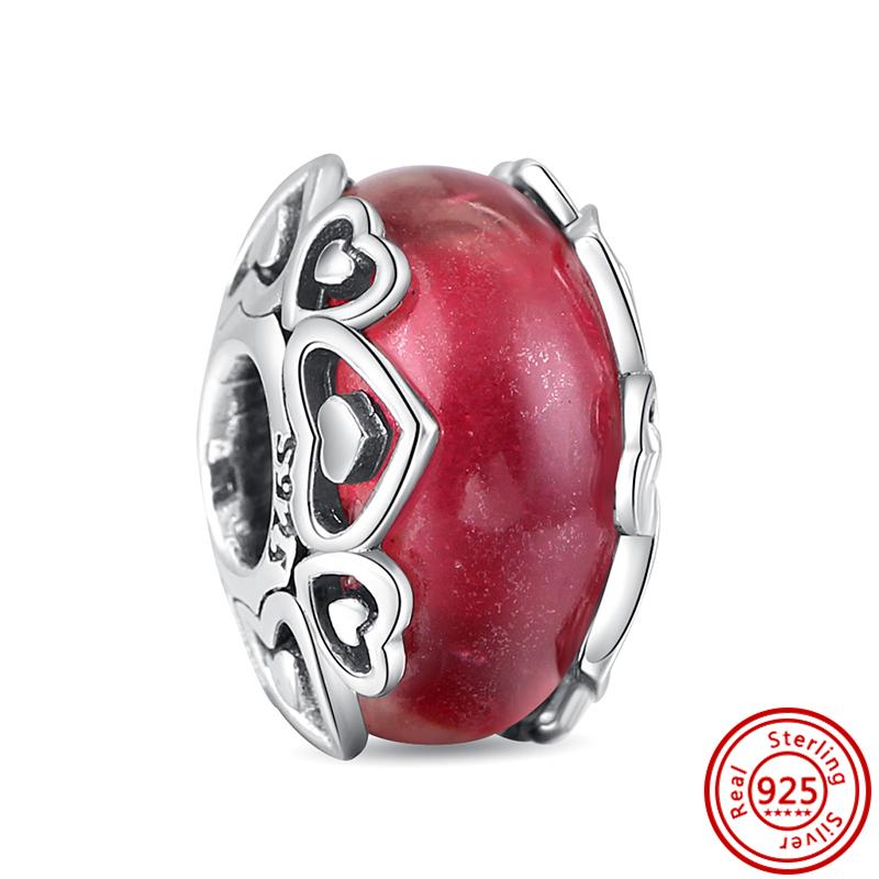 S925 серебро лист лотоса птица замок кулон пчела-бабочка дерево тонкие бусины подходят оригинальный браслет-подвеска DIY ювелирные изделия