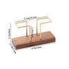 Metal Tissue Box Gold Tissue Dispenser Multi-use Napkin Holder  Restaurant