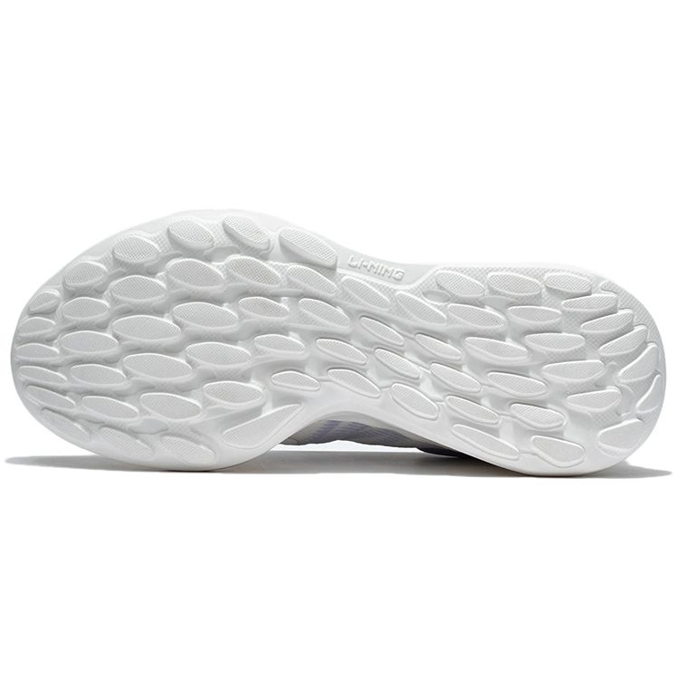 Li Ning Eazgo Comfortable Low-Top Running Shoes Women Sneaker White Purple ARES008-3