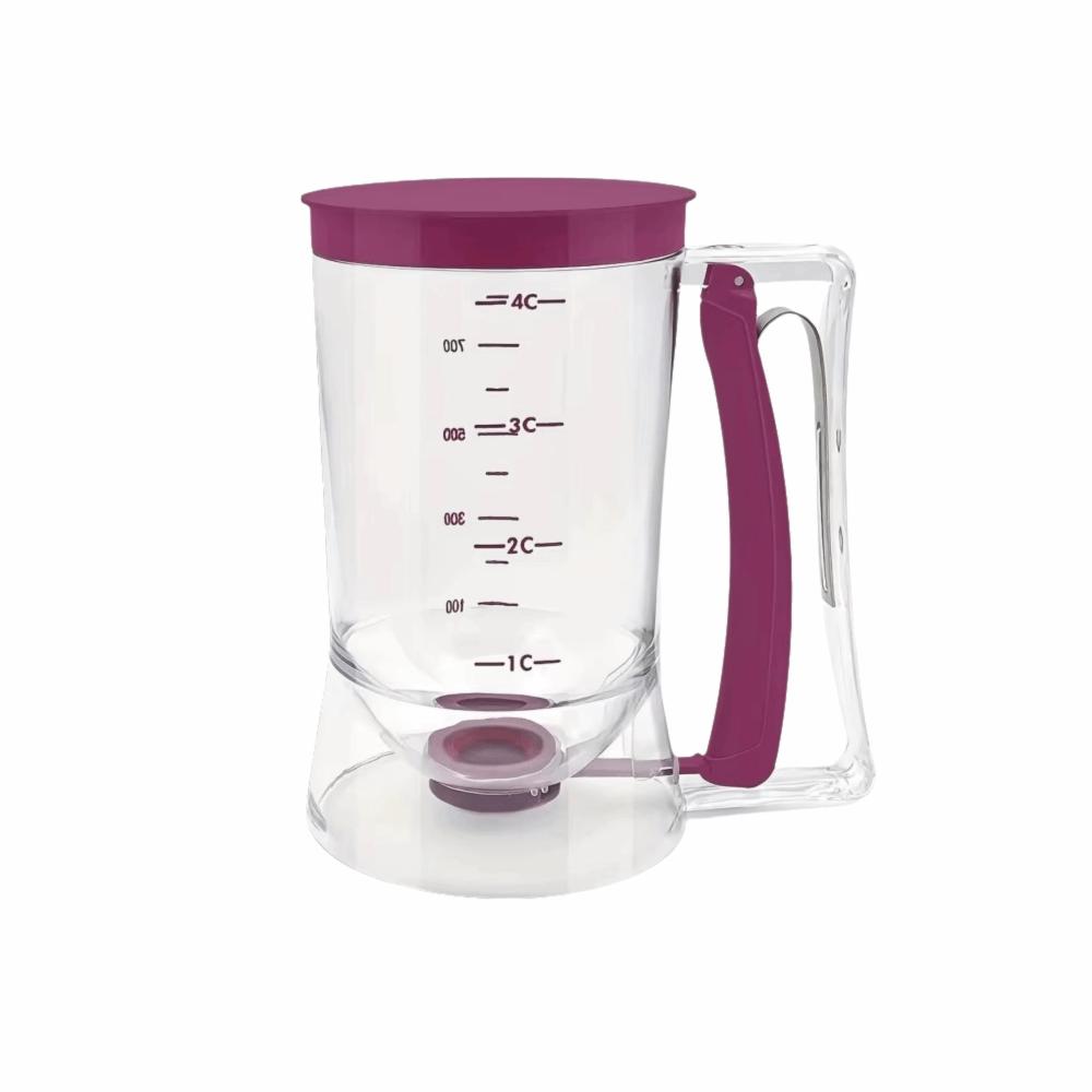 Антипригарный разделитель теста для кексов, герметичный мерный стакан с делениями, дозатор для теста на блины, 900 мл, легкое наливание