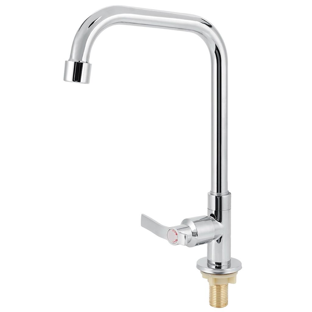 Modern G1/2in Single Handle Kitchen Sink Water Faucet Single Cold Water Tap Home Accessory