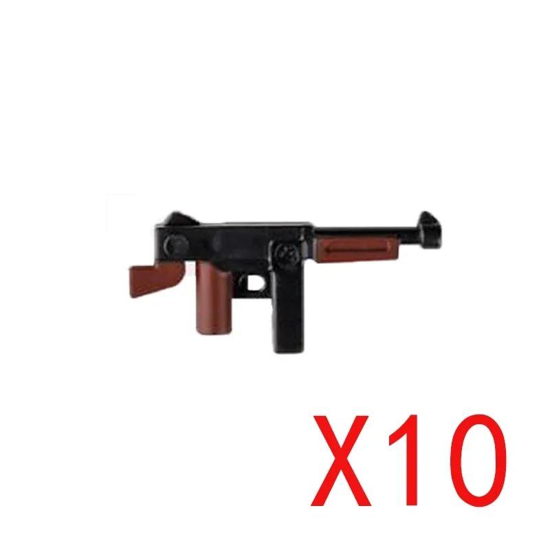 5 СМ Вторая мировая война Военные строительные блоки Американские Немецкие Советские Фигурки солдат Оружие Аксессуары Пистолеты Пистолет Снайперский ремень Мини-кирпичики MOC