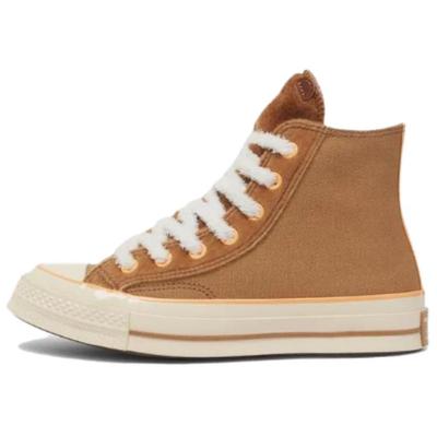 Chuck 70 1970-х годов мягкие и удобные прочные высокие кроссовки для мужчин и женщин коричневого цвета
