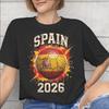 Unisexs Unisexs Spain Football 2026 Shirt Cotton Graphic TShirt Clothing Outfits