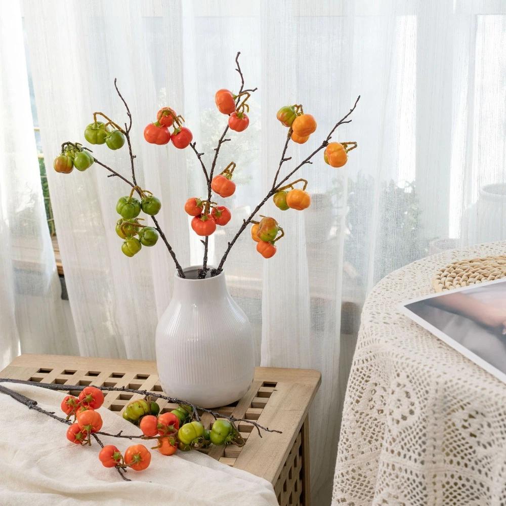 Handmade Artificial Pumpkin Branches Foam Fake Plants Simulation Pumpkin Festival Decoration