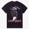 Леди Гага Born This Way Двуликая Девушка _ Печатная Летняя Хлопковая Футболка Мужская и Женская С Коротким Рукавом Люксовый Бренд