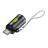 Waterproof Flashlight High Super Bright LED Lumens Small Light Type C Charging Pocket-Sized
