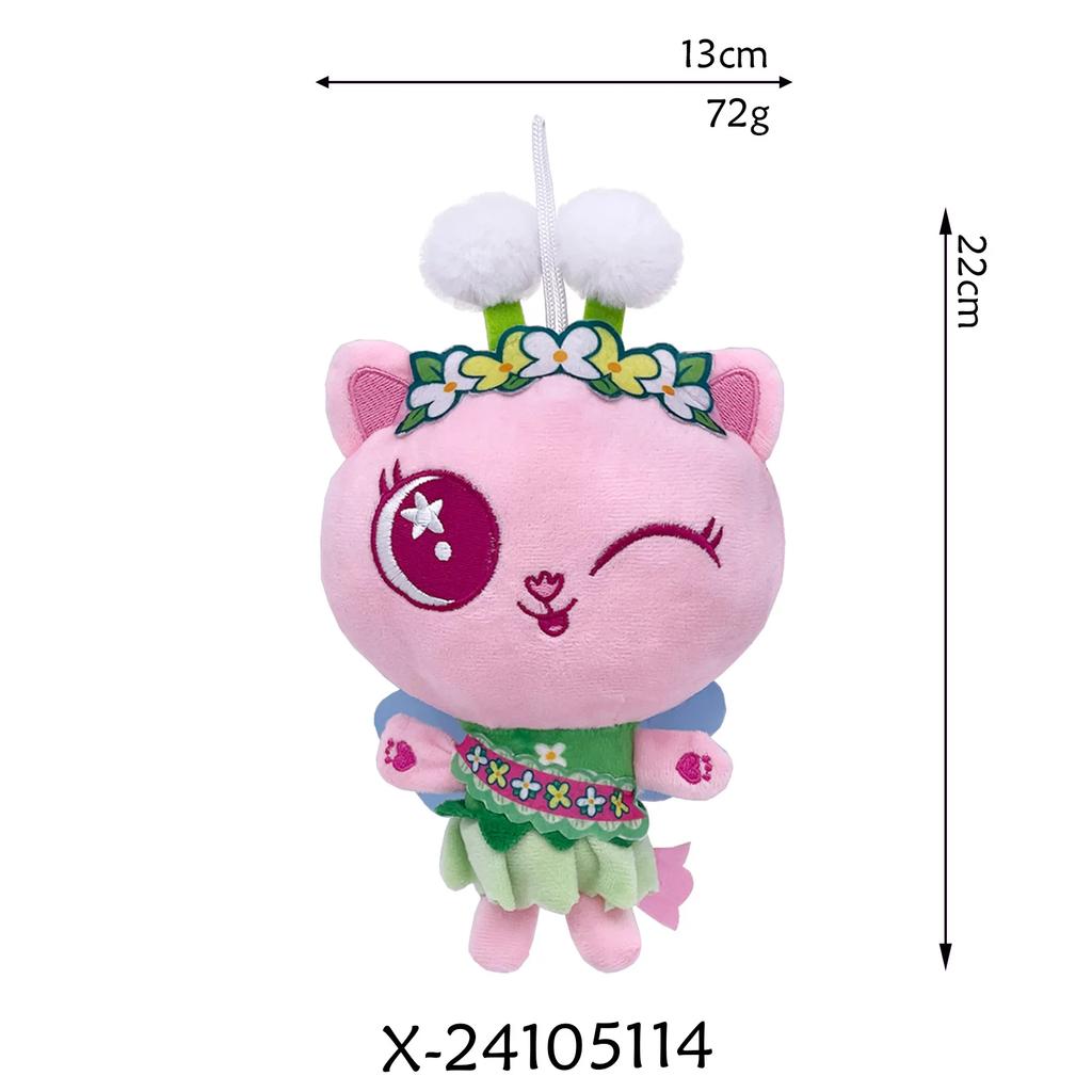 ***New Gabby'S Doll House Plush Toy Backpack Cat Cake Cat Mermaid Stuffed Animals Plushie Dolls For Kids Gift