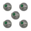 Orurudo Fishing Tackle Tungsten Tairaba Head Unpainted Silver Eyes of Qb100208c54n0 "Tangled Sinker" (Green (Set 5) / 100g)