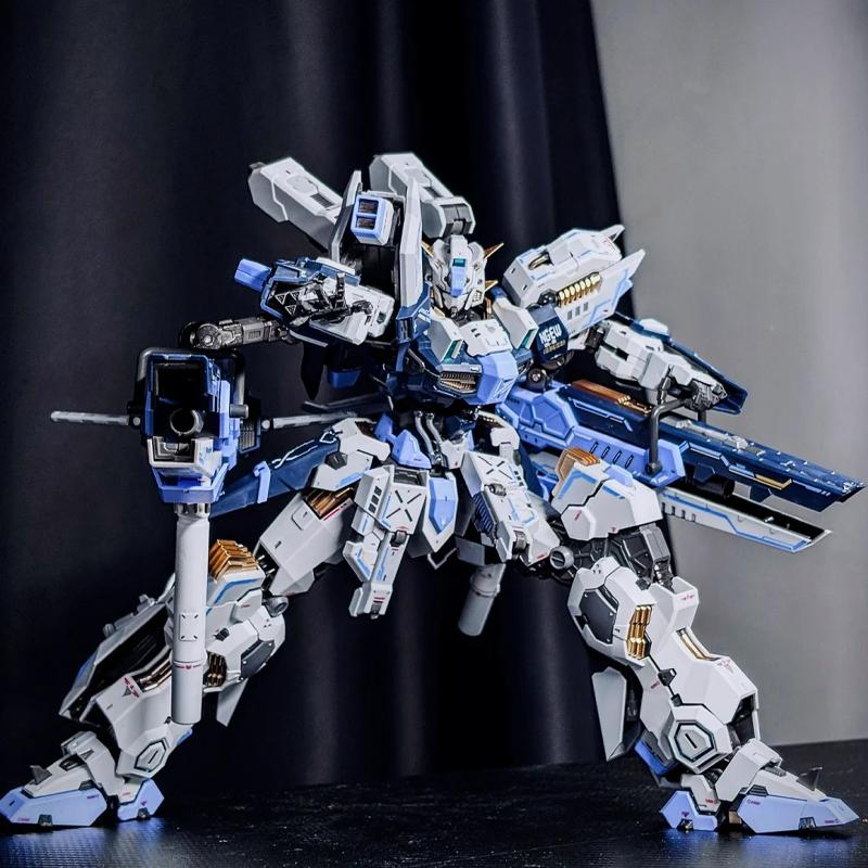 Eddas Technology 1/100 АСГАРД Меха-сборная модель с шарнирными соединениями из сплава Фигурки Действия Настольное Украшение Кукла Игрушка-головоломка для Мальчика Подарок