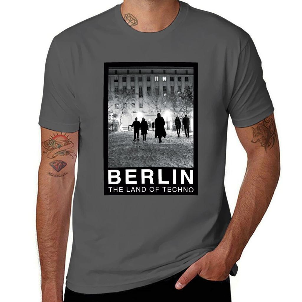 Berlin The Land of Techno TShirt Festive Simple TShirt