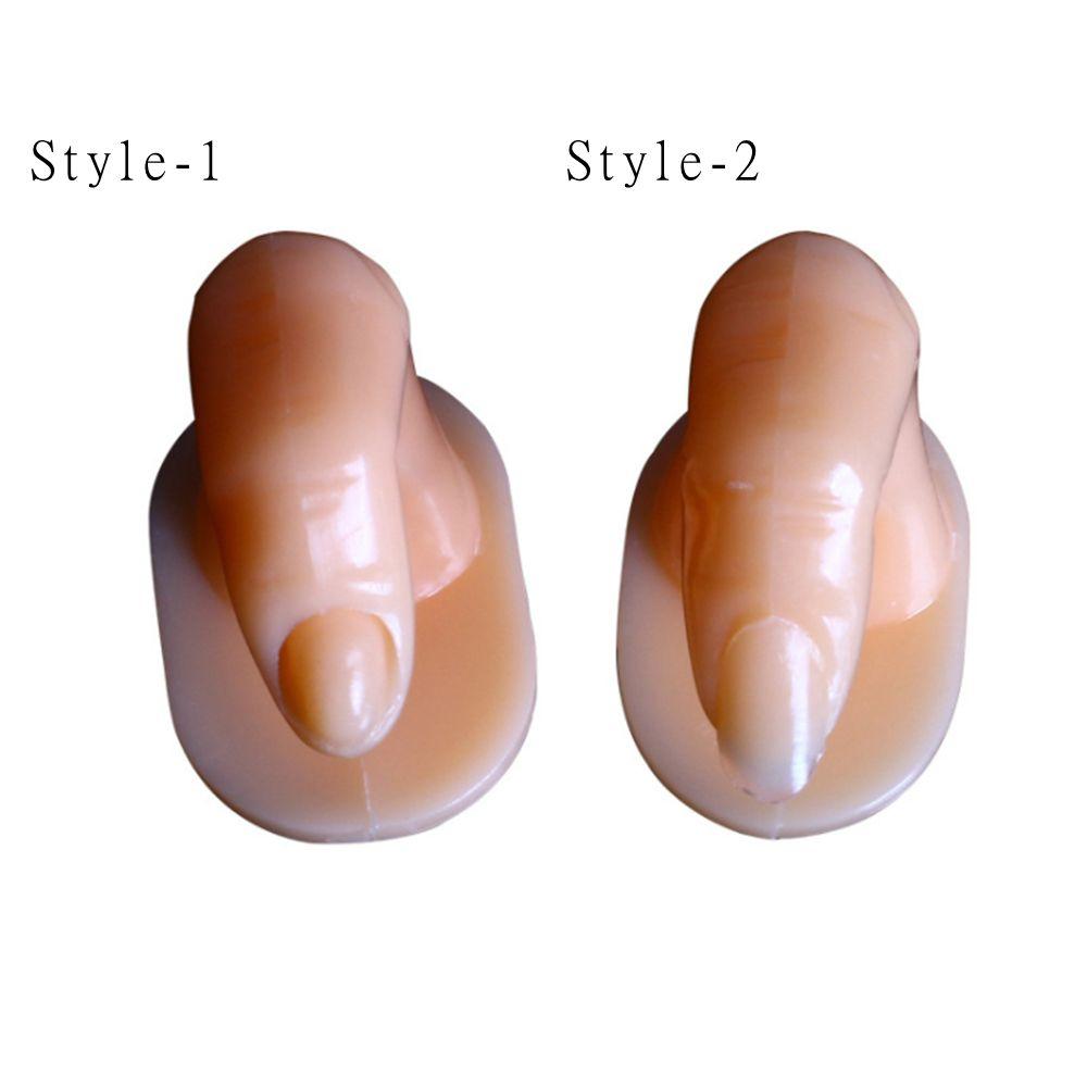 Горячая практика начинающий накладной палец модель выставка работ обучение искусству ногтей стенд симуляция