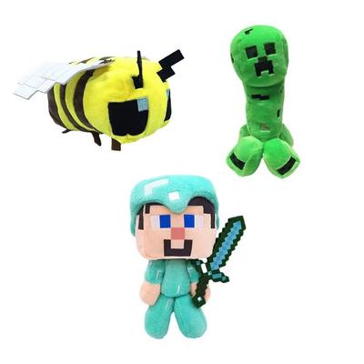 Новая Популярная Игра Майнкрафтс Игрушка Плюшевый Набивной Крипер Аниме Фигурка Плюшевая Игрушка Подушка Рождественские или Праздничные Подарки