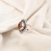 Citrine Gemstone Jewelry 925 Sterling Silver Ring, Handmade Designer Jewelry Ring, Gift For Mom