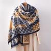 New High End Imitation Cashmere Scarf for Women In Winter A Shawl for Elders and Mother In Law  and A Skin Friendly Warm Scarf