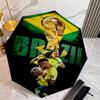 Зонт N-Neymar с Автоматическим Открытием/Закрытием и Усиленной Конструкцией на 8 Спиц, Компактный Дорожный Зонт, Подходящий для Улицы