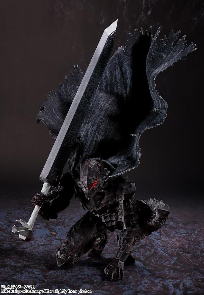 TAMASHII NATIONS Berserk Guts Приблизительно 160 мм окрашенная подвижная фигурка SHFiguarts (Беркер Броня) -Страсть - АБС, ПВХ и ткань