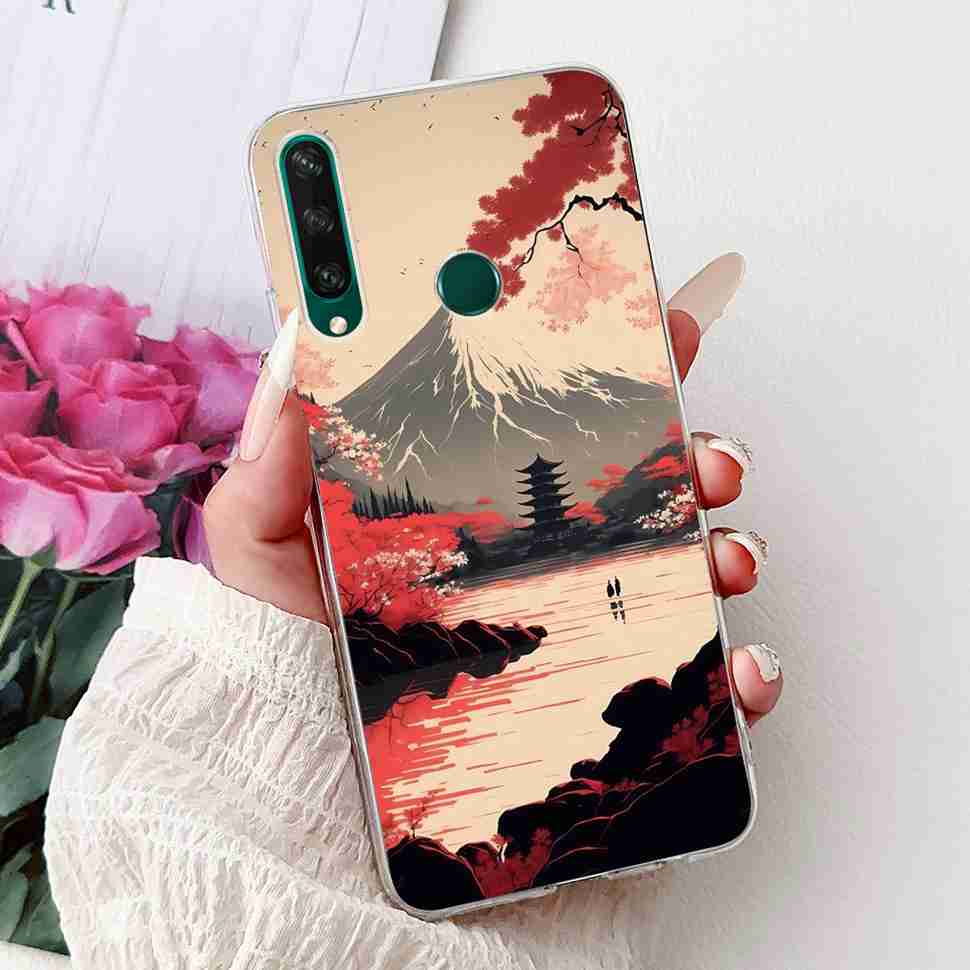 For Huawei Y6p Case Popular Painted Cover Soft Silicone Phone Case For Huawei Y 6p Y6p Y 7p Y7p Back Cover Bumper