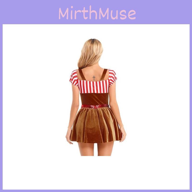 Рождественский костюм для женщин из полиэстера и спандекса, яркий красочный наряд для сценических выступлений на Хэллоуин для праздничных вечеринок