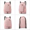 With Shoes Pocket Badminton Sports Bag Drawstring Fitness Bag  Exercise Gym Equipment