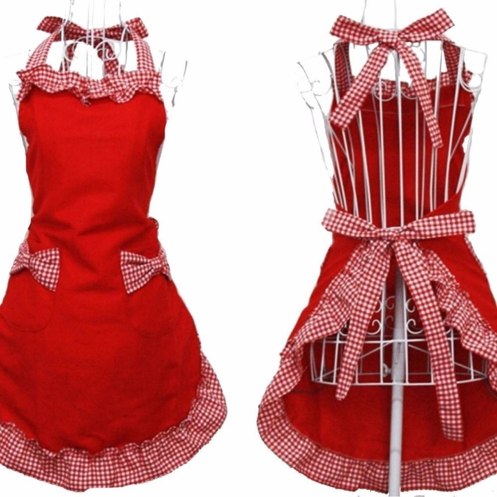 Adjustable Florist Apron Flirty Vintage Lady Sleeveless Apron Mothers Day Gift