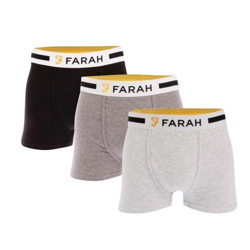 Farah Mens Yeri Boxer Shorts (Pack of 3)