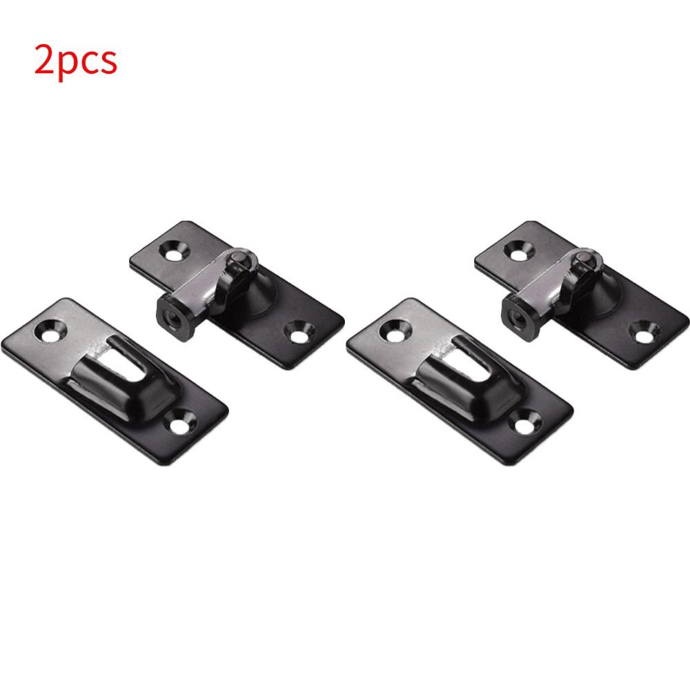 Door Lock Guard Latch Bolt 90 Degree Steel Toggle Latch Sliding Barn Door Lock Wine Cabinet Closet Right Angle Lock Hardware