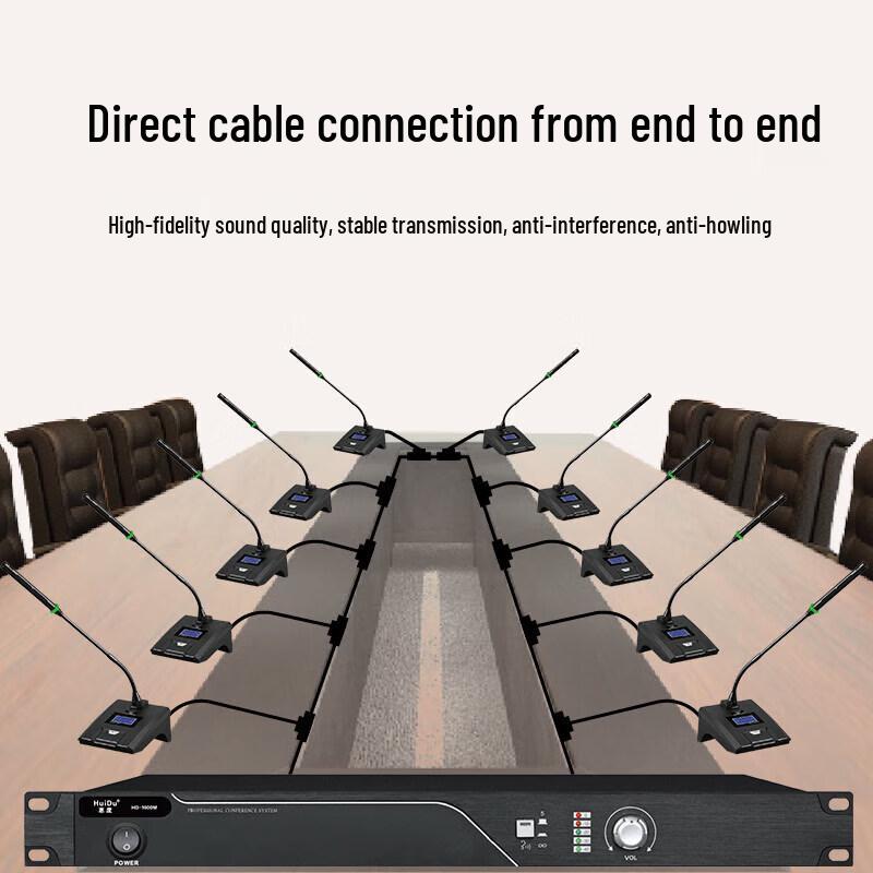 HuiDu Professional Wired Portable Conference System (CN version)