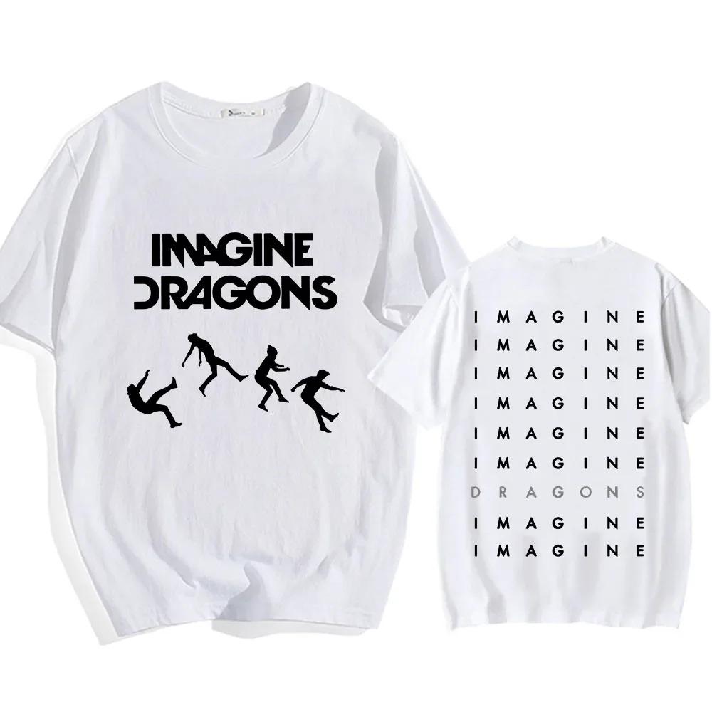 2026 Imagine Dragons Loom Tour T-shirt Short Sleeve Cotton Men Women T Shirt High Quality Soft Unisex Streetwear Hip Hop Fashion
