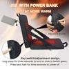Теплый чехол для стула Подушка для стула с подогревом Подушка для дивана с подогревом для кемпинга на открытом воздухе Контроллер температуры 3 уровня Подушка для сиденья Грелка