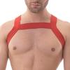 Matt Pop Red Elastic Harness - Barcode Berlin - Harness