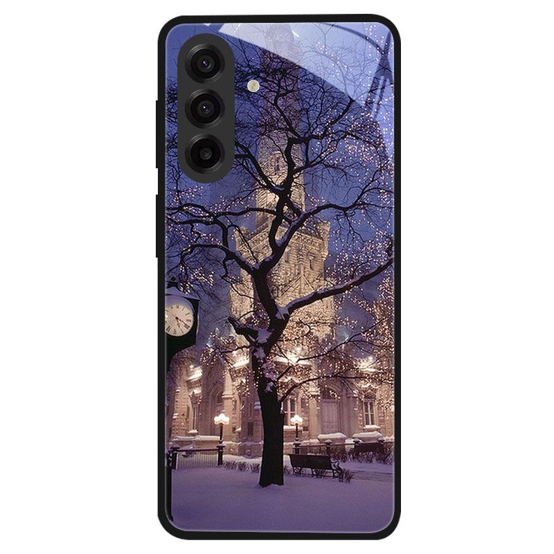 Закаленное стекло в рождественском стиле для Samsung Galaxy S24 S22 S21 S23 S25 Ultra Fe Ударопрочный чехол S25FE S25 Edge Shell Coque