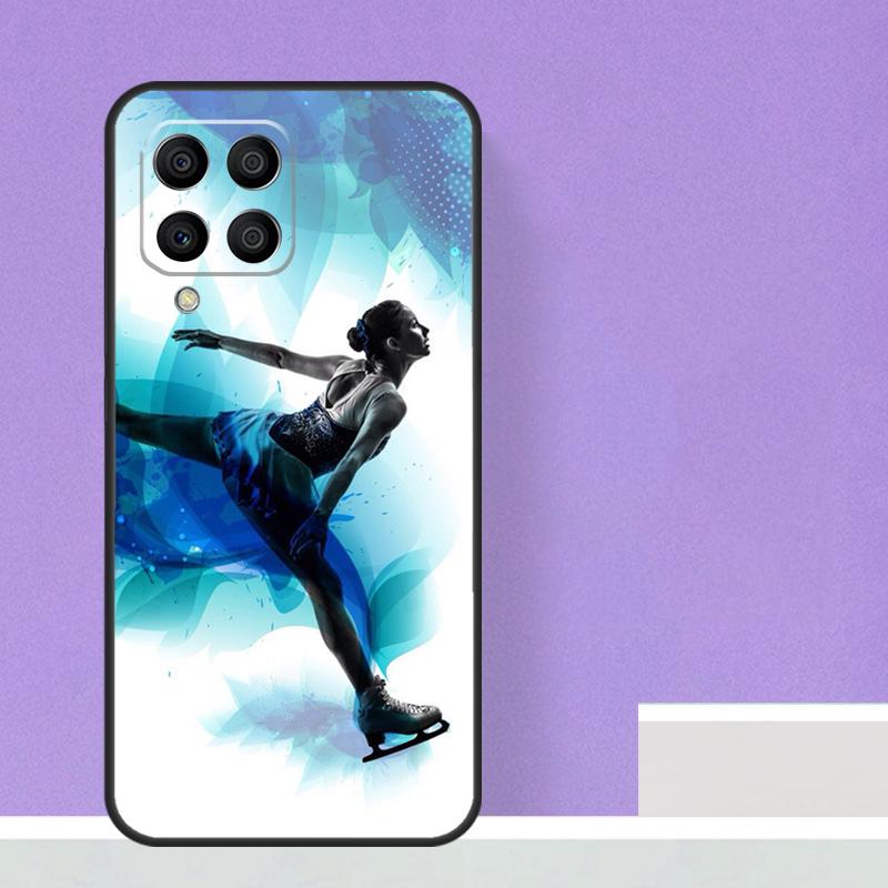 Фигурное катание танцевальный спорт для Samsung Galaxy M12 M32 M52 M14 M34 M54 M21 M51 M31 M30s M20 M15 M55 M13 M33 M53 чехол