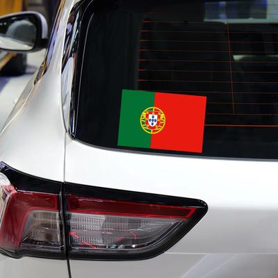3 шт. Автомобильная наклейка Флаг Португалии Виниловые наклейки Мотоцикл Декор Аксессуары Для Peugeot Renault Dacia Mercedes Benz BMW VW