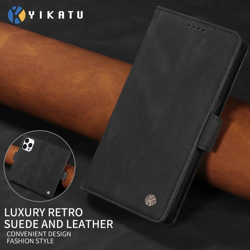 Чехол с боковой пряжкой для RedMi Note 14 Pro 13 Plus 14R 12 12R 12T 11 11T 11S Pro Plus 4G 5G Cover coque Flip Wallet Phone Covers