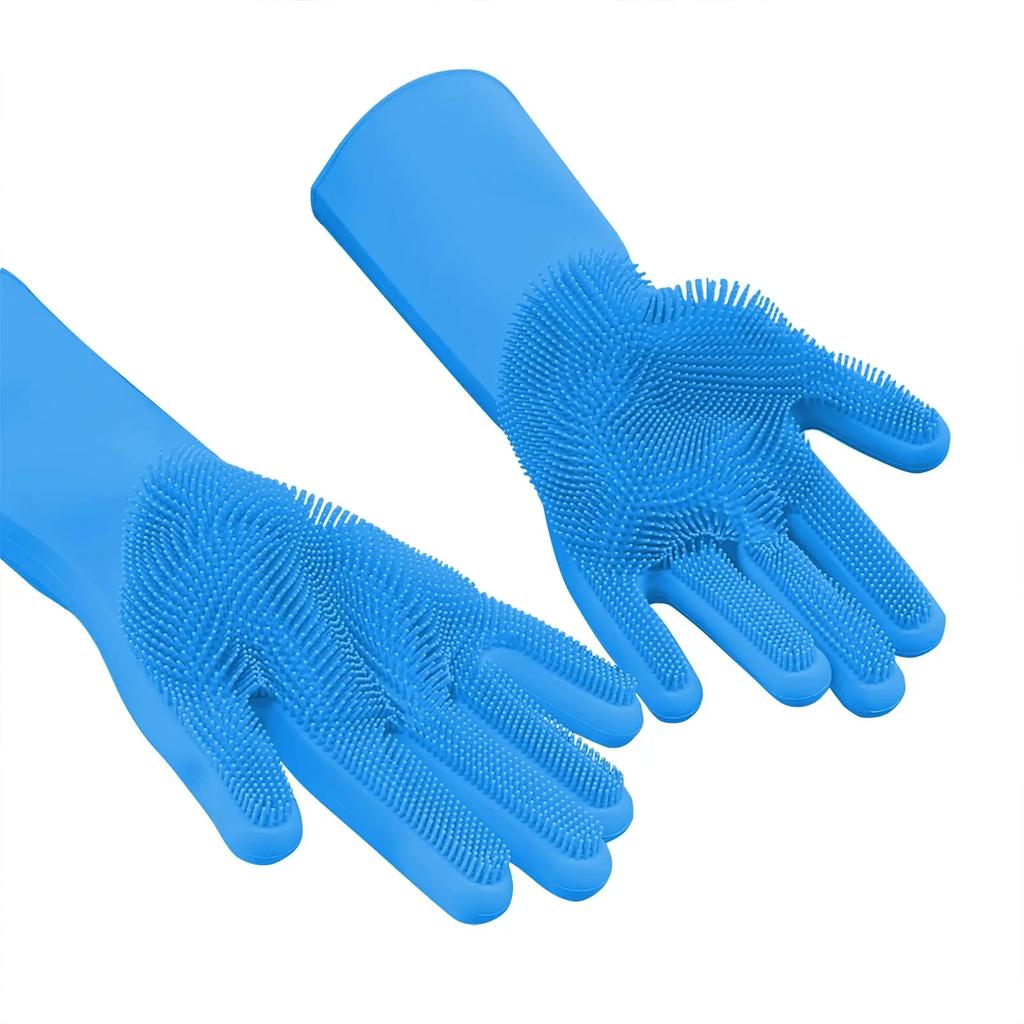 Перчатки для чистки домашних животных Перчатки для ванны и массажа Перчатки для удаления волос Силиконовые перчатки для удаления волос Удобные и чистые Перчатки против укусов Перчатки для купания собак