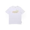 Logo Print Crew Neck Knit Tee Men Tops White 845573-02