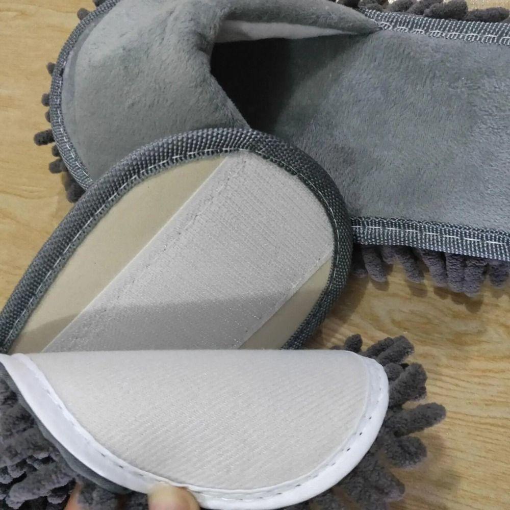 Microfiber Wiping Slippers Portable Cleaning Slippers Cleaning Tools Mopping Shoes Unisex
