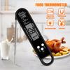 Food Thermometer Easy To Read Digital Meat Thermometer Waterproof Foldable Cooking Thermometer for Home Kitchen