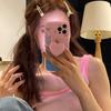 2 шт. Матовые зажимы-уточки Разноцветные Заколки для фиксации волос Заколки для челки Парикмахерские заколки Аксессуары для головных уборов