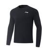 Li Ning Running Series Crew Neck Logo Stitching T-Shirt Men Tops ATLV285-1
