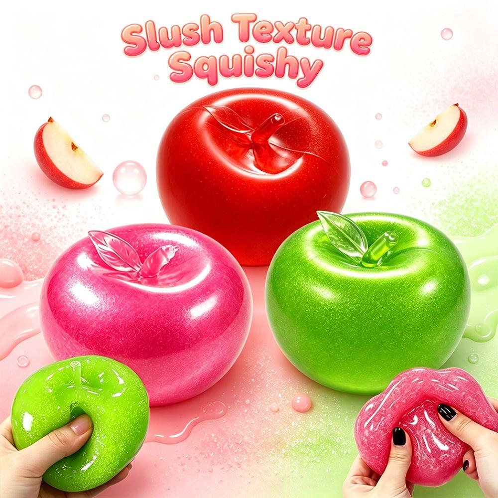 Slow Rebound Icy Squishy Toy Simulated Fruit Sensory Toy Simulated Food Fidget Toy Gift