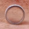1PC Gift Jewelry Steel Ring Bling Titanium Accessories Lover Engagement Couple