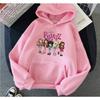 Женская толстовка Bratz с принтом, больших размеров, женский пуловер, хип-хоп, с длинным рукавом, уличный стиль, осенне-зимний топ