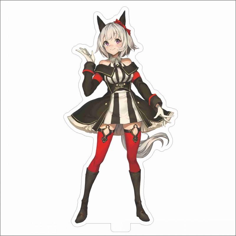 Япония красивая дербиль 15 см персонажи мультфильмов акриловая двухсторонняя подставка модель каваи милая офисная декоративная панель постоянные поклонники записи