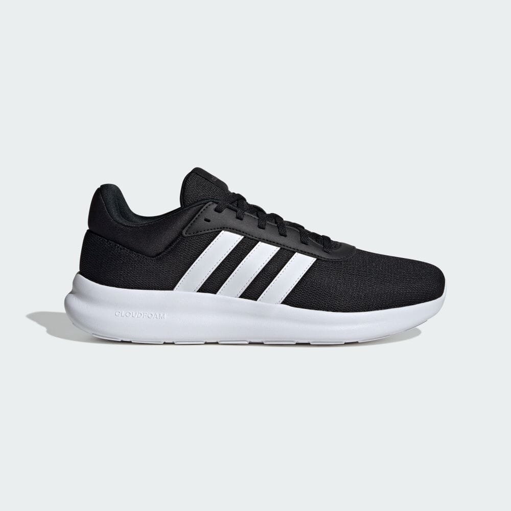 adidas LITE RACER 4.0 Core Black Кроссовки Спортивная одежда МУЖСКАЯ IE6133 Core Black/Обувь Белый/Серый Five