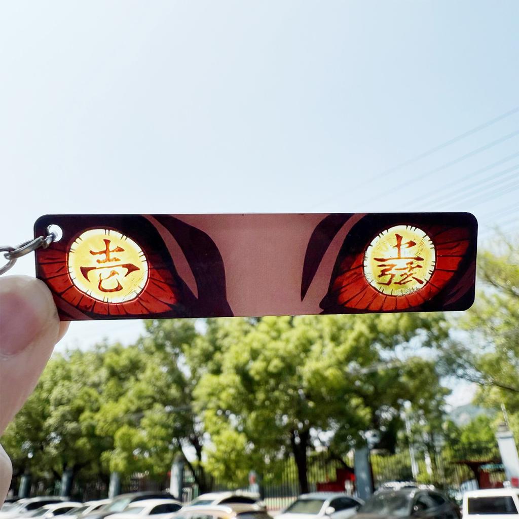 Eccentric Transparent Acrylic Pendant Dark Keychain, Creative Gift, Backpack Decoration Accessory