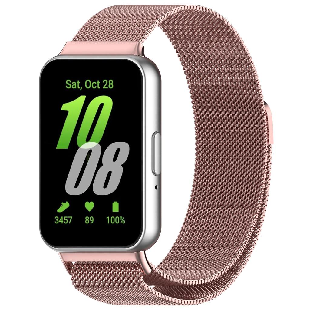 Миланская петля Ремешок Для Samsung Galaxy Fit 3 Пояс Металлический Магнитный Браслет Браслет на запястье Для Samsung Galaxy Fit 3 Correa Аксессуары